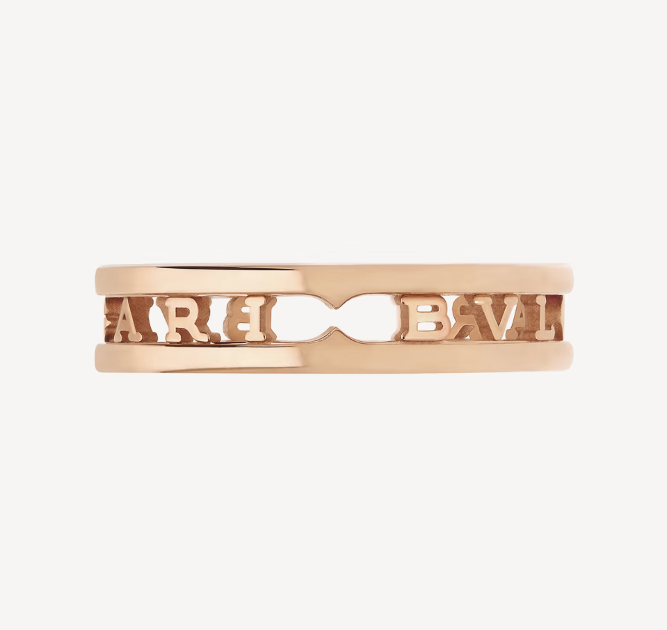 [Eterna Jewels]ZERO 1 ONE-BAND-RING MIT OFFENEM LOGO UND SPIRALE