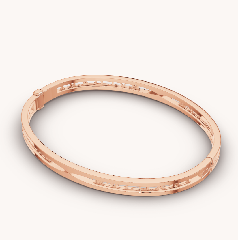 [Eterna Jewels] ZERO 1 SPIRAL LOGO ROSÉGOLD-ARMBAND