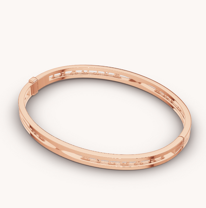 [Eterna Jewels] ZERO 1 SPIRAL LOGO ROSÉGOLD-ARMBAND