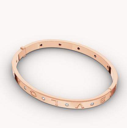 [Eterna Jewels]ZERO 1 ROSÉGOLD 12 DIAMANTEN ARMBAND