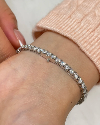 [Eterna Jewels] KLASSISCHES BASEBALL-ARMBAND, 52 DIAMANTEN
