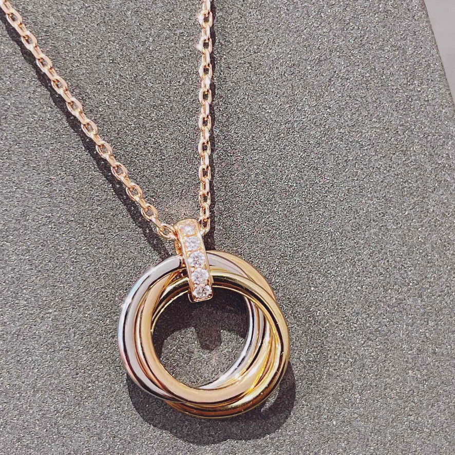 [Eterna Jewels]TRINITY HALSKETTE GOLD DIAMANTEN