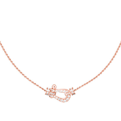 [Eterna Jewels]FORCE 10 HALSOMHÄNGES AUS ROSÉGOLD MIT DIAMANTEN