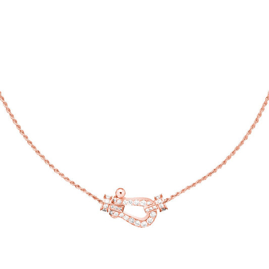 [Eterna Jewels]FORCE 10 HALSOMHÄNGES AUS ROSÉGOLD MIT DIAMANTEN