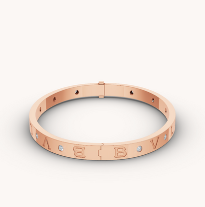 [Eterna Jewels]ZERO 1 ROSÉGOLD 12 DIAMANTEN ARMBAND