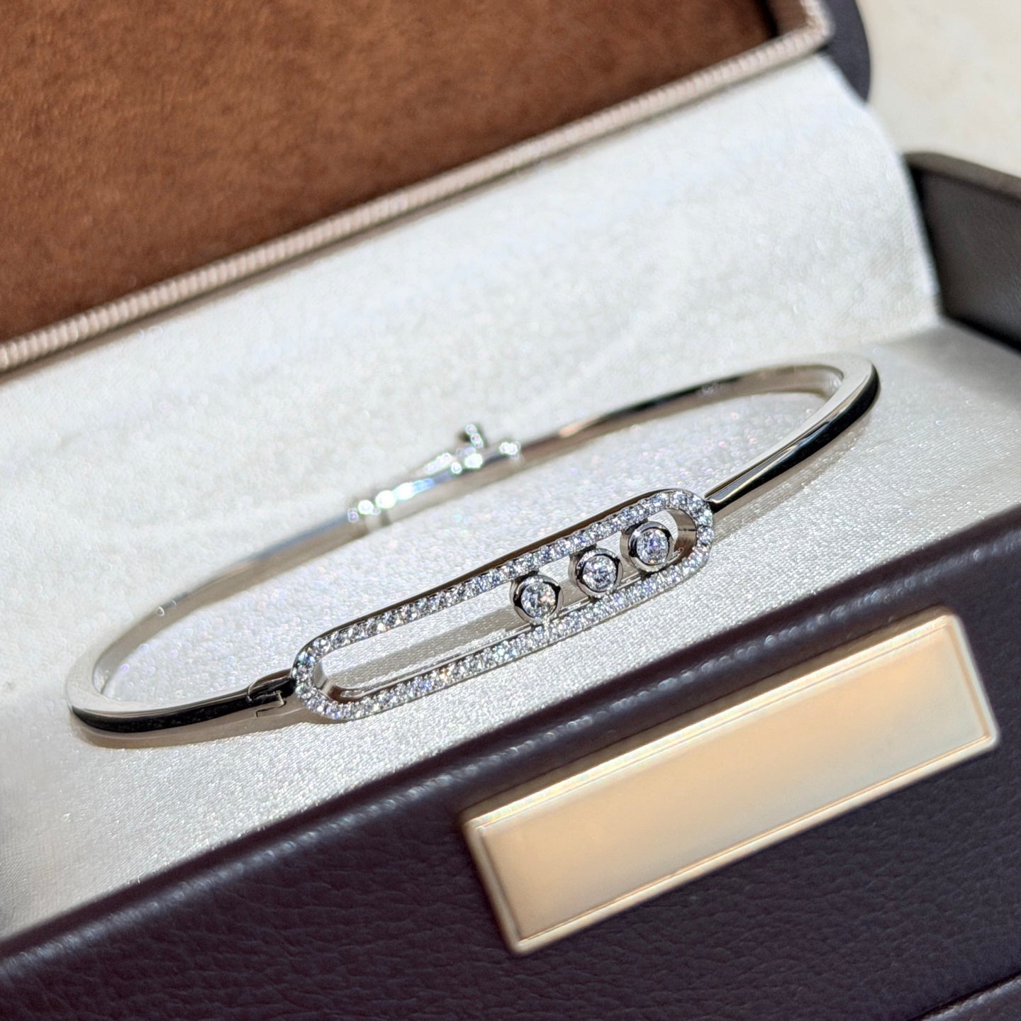 [Eterna Jewels]Armreif mit Pavé-Diamanten M