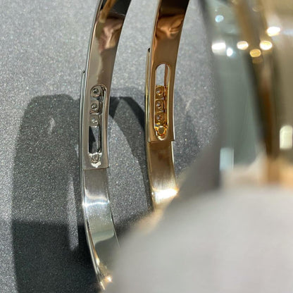 [Eterna Jewels]Noa Roségold-Armreif mit Diamant-Pavé