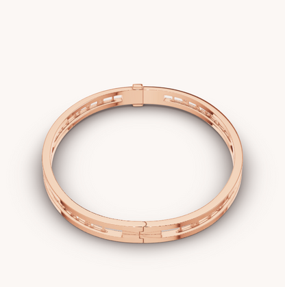 [Eterna Jewels] ZERO 1 SPIRAL LOGO ROSÉGOLD-ARMBAND