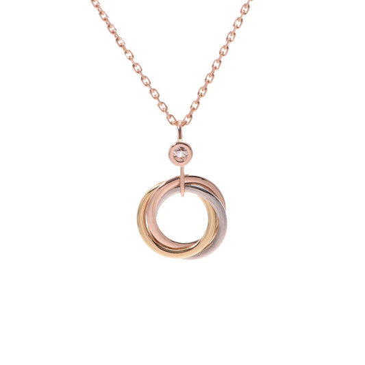 [Eterna Jewels]TRINITY HALSKEKTE SILBER GOLD ROSÉGOLD