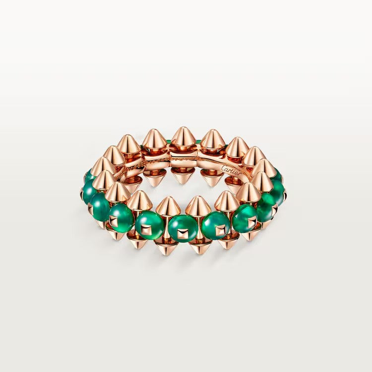 [Eterna Jewels]CLASH 7.9MM AGATE CHALCEDONY RING