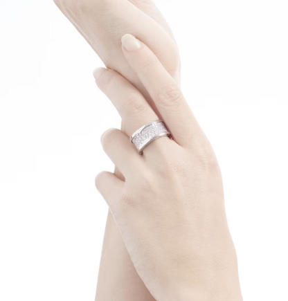 [Eterna Juwelen]ZERO 1 MIT DIAMANTEN AUF DEM SPIRALRING