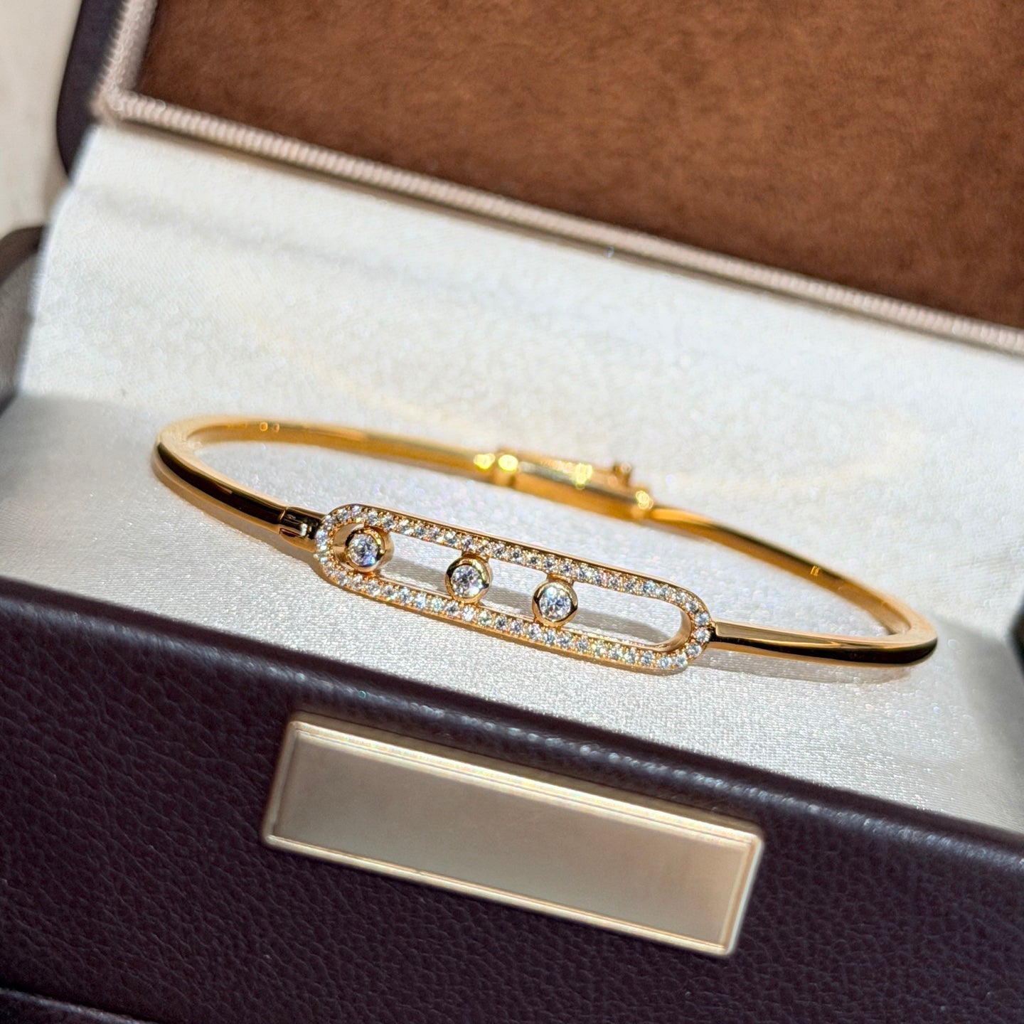 [Eterna Jewels]Armreif mit Pavé-Diamanten M