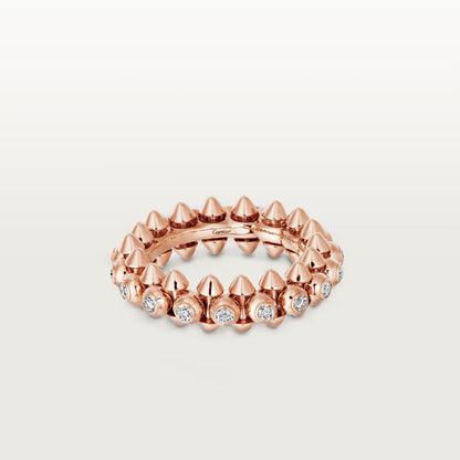 [Eterna Jewels]CLASH 6.8MM DIAMOND MEDIUM RING