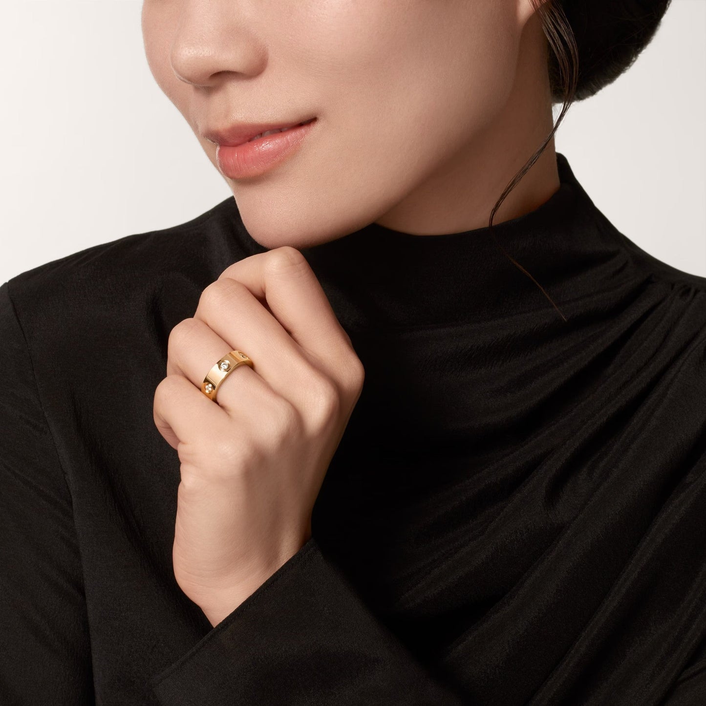 [Eterna Jewels]LOVE 5.5MM 6 DIAMOND RING