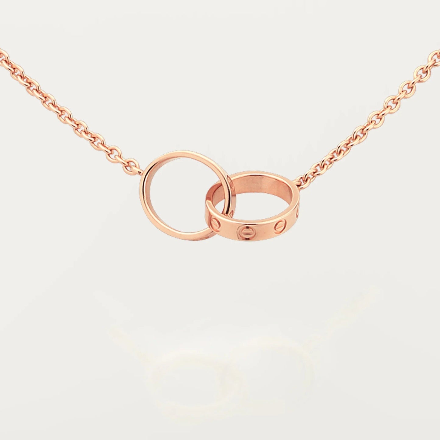 [Eterna Jewels]LOVE DOUBLE RING NECKLACE