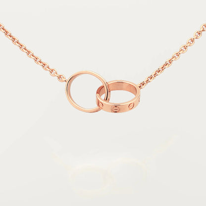 [Eterna Jewels]LOVE DOUBLE RING NECKLACE
