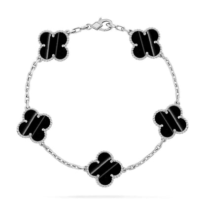 [Eterna Jewels] CLOVER 5 MOTIF PULSAR STONE BRACELET KOLLEKTION