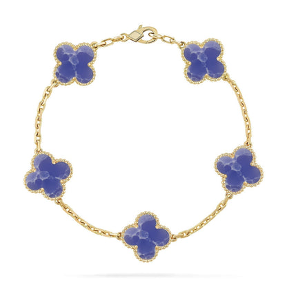 [Eterna Jewels]KLEEBRETT 5 MOTIV BLAUE ADERN ARMBAND-KOLLEKTION