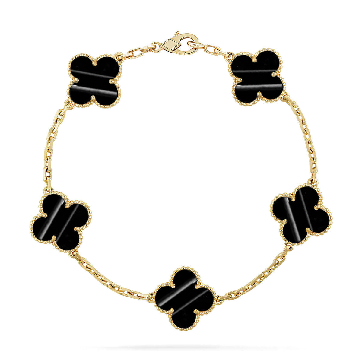 [Eterna Jewels] CLOVER 5 MOTIF PULSAR STONE BRACELET KOLLEKTION