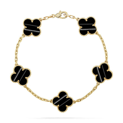 [Eterna Jewels] CLOVER 5 MOTIF PULSAR STONE BRACELET KOLLEKTION