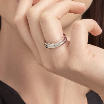 [Eterna Jewels] ZERO 1 ONE-BAND PAVÉ-DIAMANTEN AUF SPIRALRING