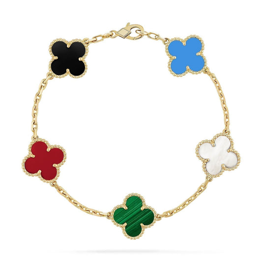 [Eterna Jewels]KLEE 5 MOTIVE MEHRFARBIGES ARMBAND