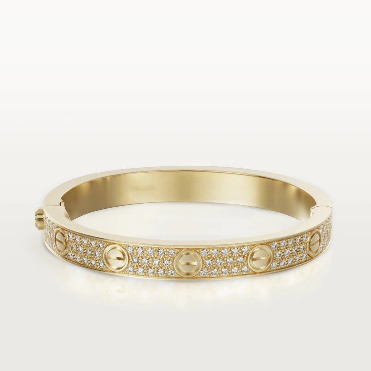 [Eterna Juwelen]LIEBESARMBAND 6.1MM DIAMANTENBESETZT