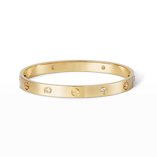 [Eterna Jewels]LIEBESARMBAND 6.1MM 4 DIAMANTEN