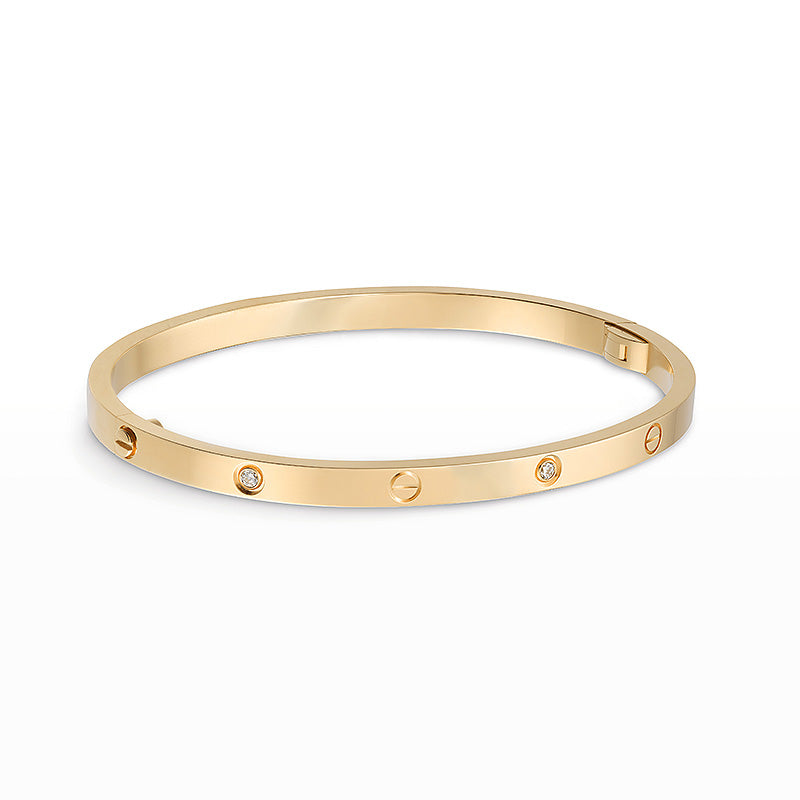 [Eterna Jewels]LOVEブレスレット 3.65MM 6ダイヤモンド