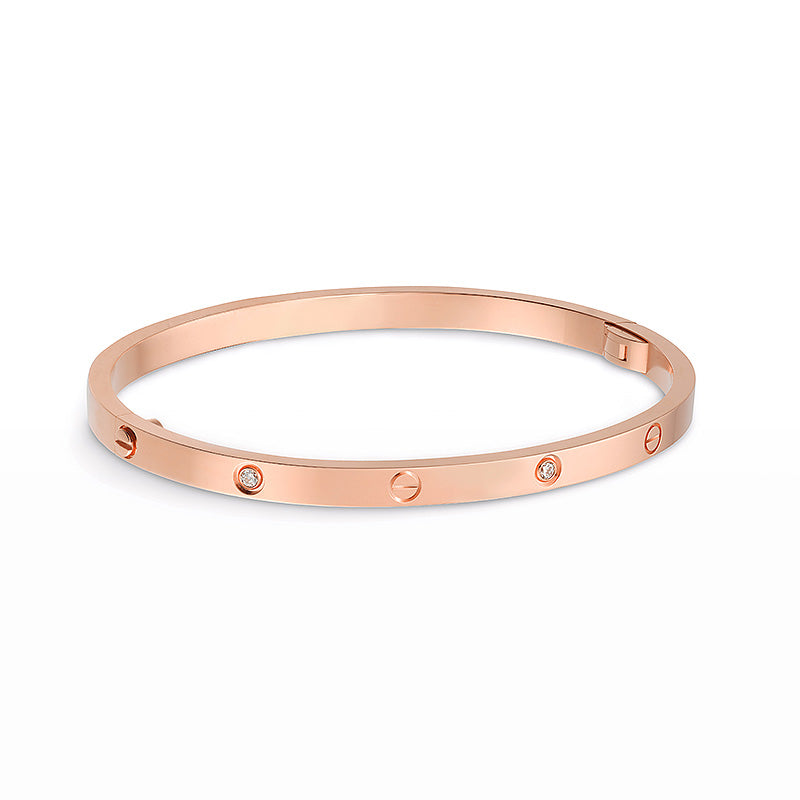 [Eterna Jewels]LOVEブレスレット 3.65MM 6ダイヤモンド