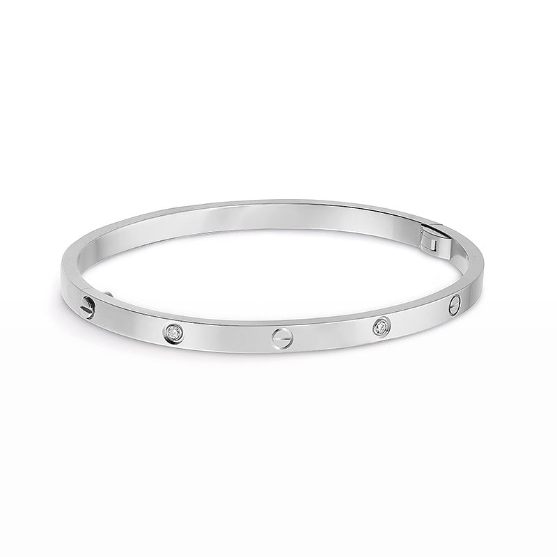 [Eterna Jewels]LOVEブレスレット 3.65MM 6ダイヤモンド