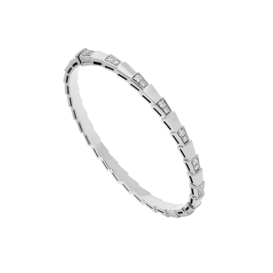 [Eterna Jewels]SCHLANGENARMBAND SILBER DIAMANT