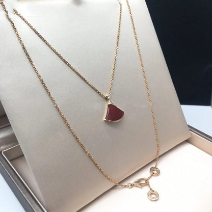 [Eterna Jewels]TRAUMKETTE CARNELIAN 1 DIAMANT