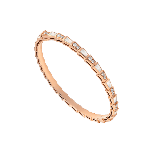 [Eterna Jewels]SERPENTI ARMREIF ROSÉGOLD PERLMUTT DIAMANT