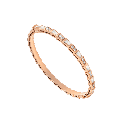 [Eterna Jewels]SERPENTI ARMREIF ROSÉGOLD PERLMUTT DIAMANT