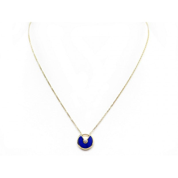 [Eterna Jewels]AMULETTE ROSE GOLD AGATE NECKLACE