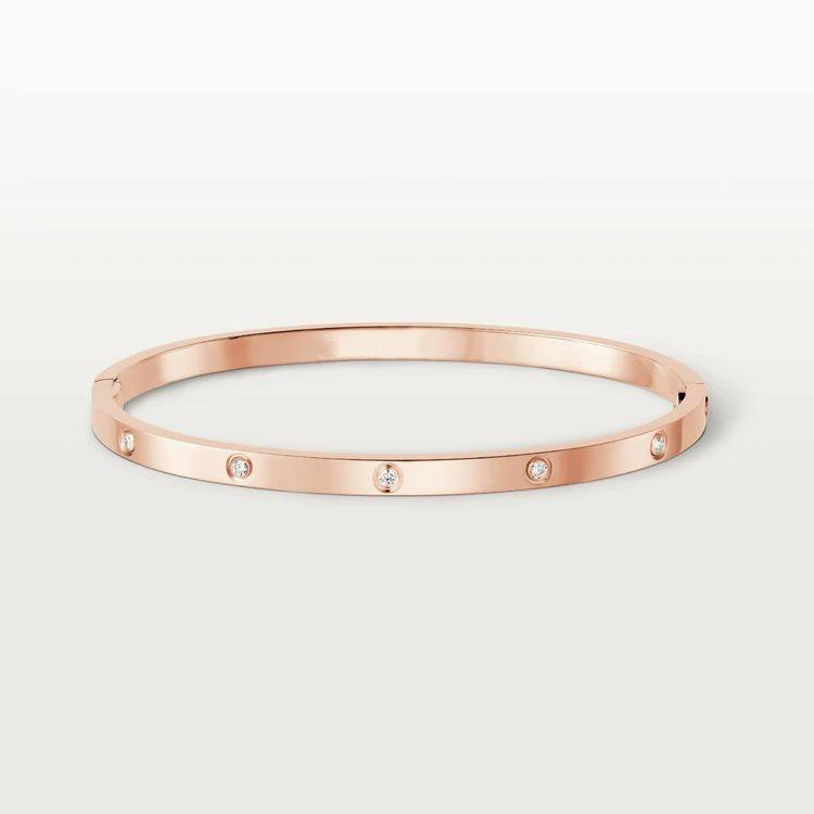 [エテルナジュエルズ]LOVEブレスレット 3.65mm 10ダイヤモンド