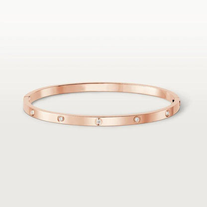 [エテルナジュエルズ]LOVEブレスレット 3.65mm 10ダイヤモンド