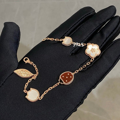 [Eterna Jewels]ラッキー スプリング 5モチーフ ブレスレット