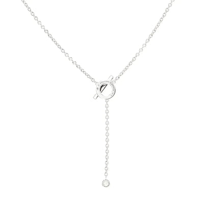 [Eterna Jewels]FINESSE SILBER DIAMANTEN HALSKETTE