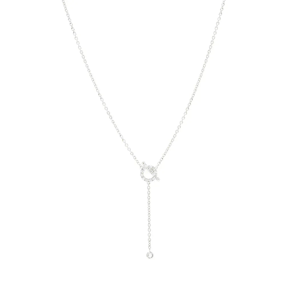 [Eterna Jewels]FINESSE SILBER DIAMANTEN HALSKETTE