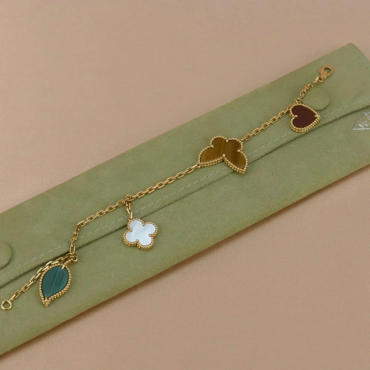 [Eterna Jewels]LUCKY SPRING 5 MOTIV GOLDARMREIF