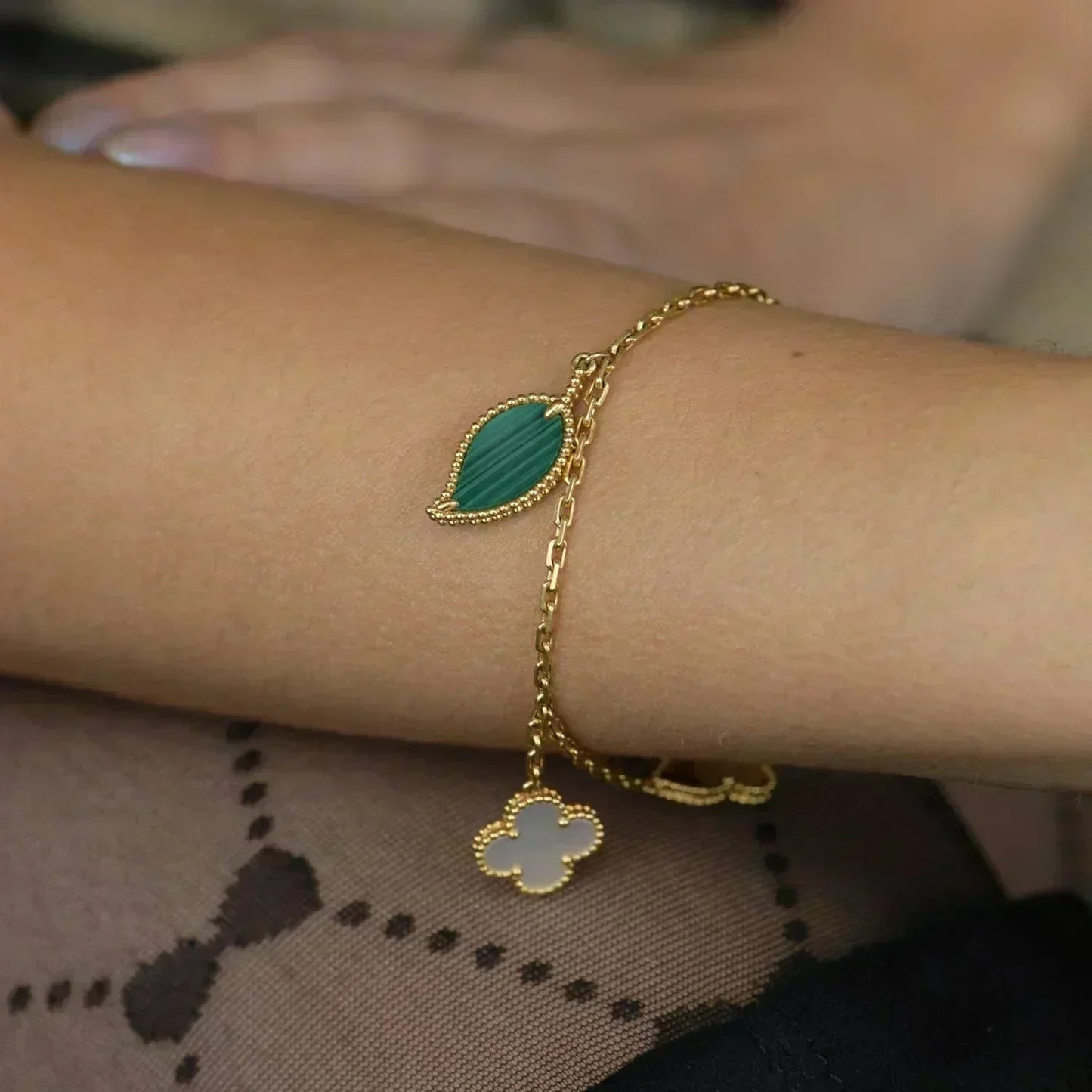 [Eterna Jewels]LUCKY SPRING 5 MOTIV GOLDARMREIF