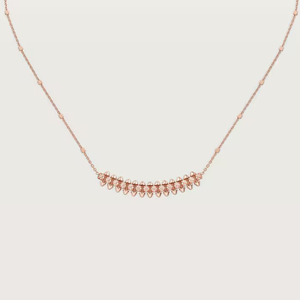 [Eterna Jewels]CLASH  SMALL FULL DIAMOND NECKLACE