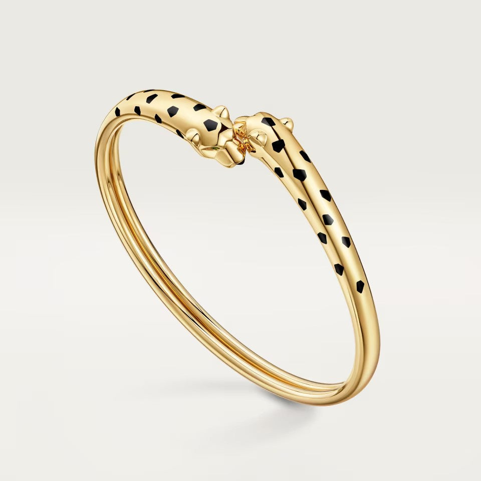 [Eterna Jewels]PANTHERE DOUBLE HEADED OPEN BRACELET
