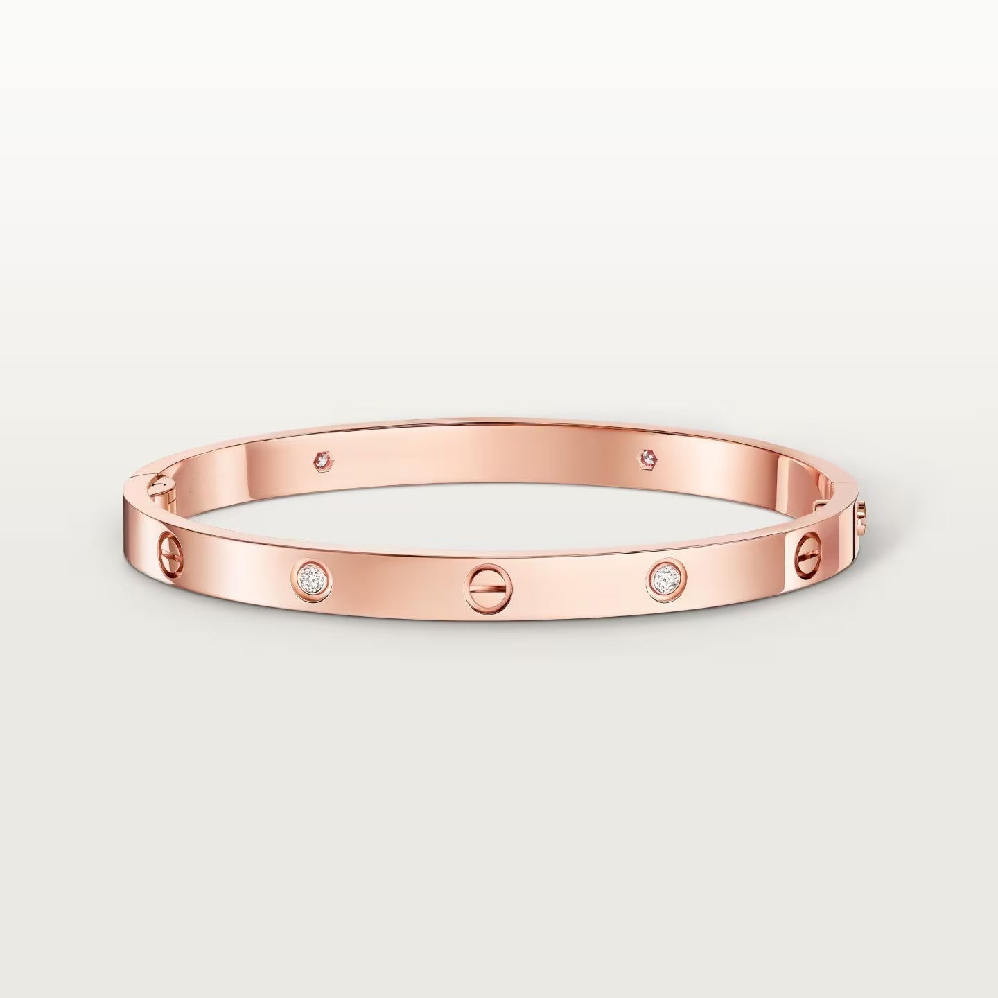 [Eterna Jewels]LOVE BRACELET 4.8MM 4 DIAMONDS