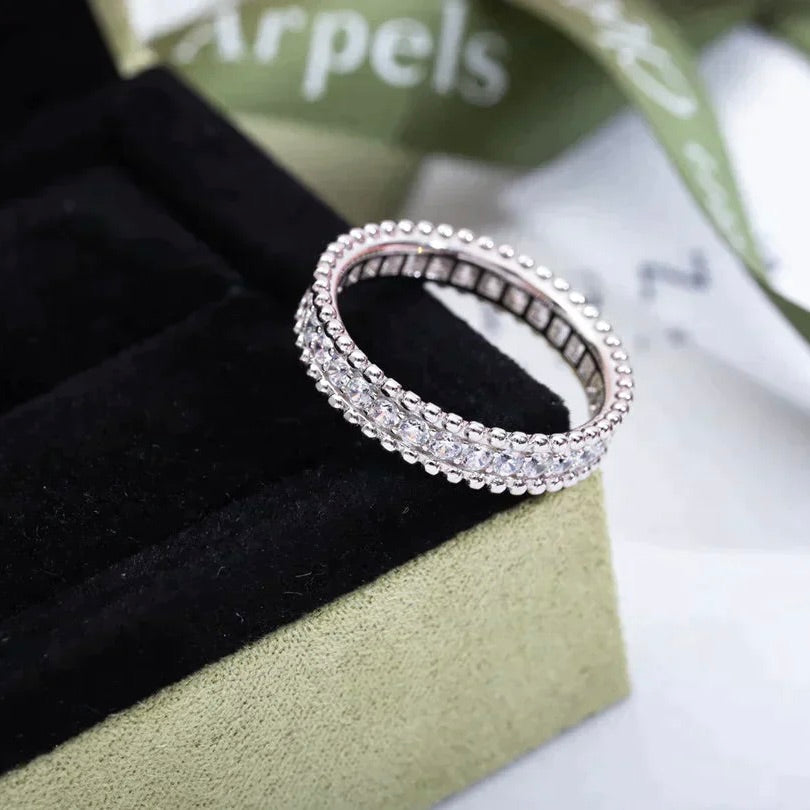 [Eterna Jewels]PERLEE DIAMANT SILBERRING