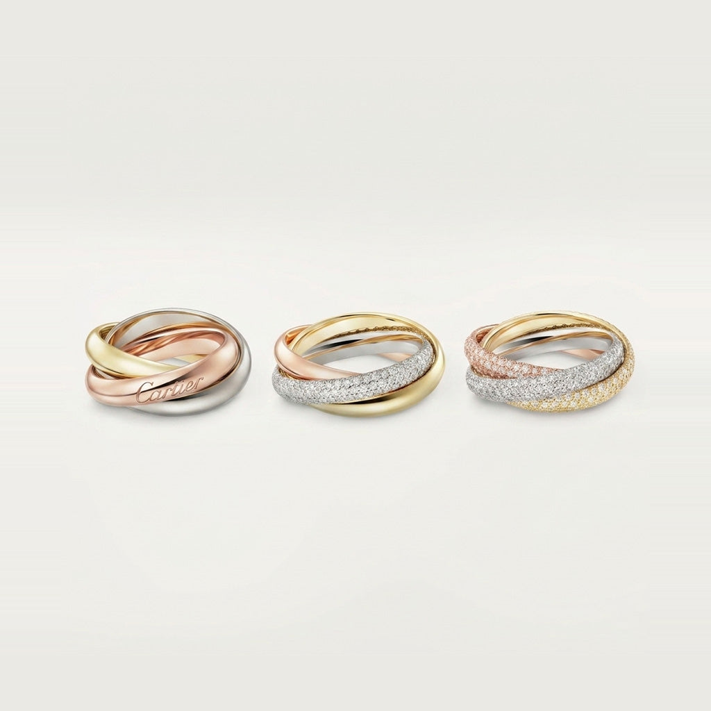 [Eterna Jewels]TRINITY 3.2MM RING COLLECTION