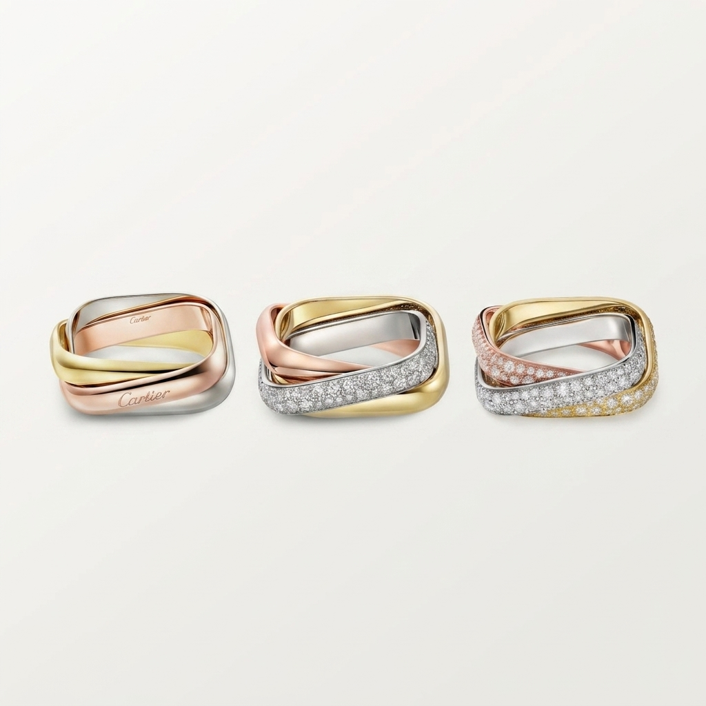 [Eterna Jewels]TRINITY 3.5MM CUSHION RING COLLECTION