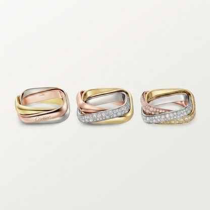 [Eterna Jewels]TRINITY 3.5MM CUSHION RING COLLECTION